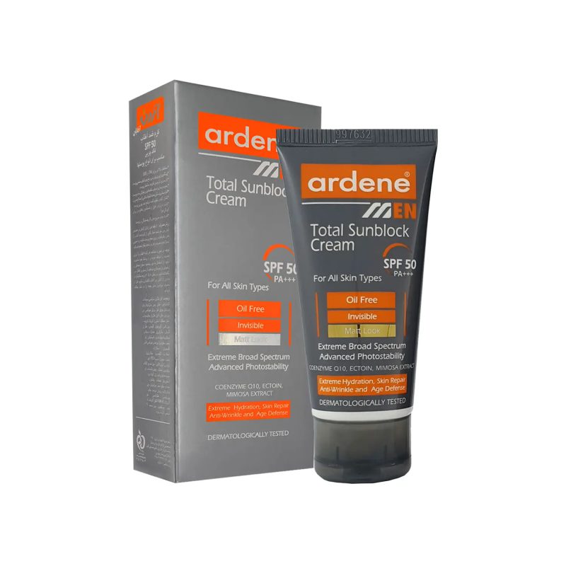 کرم ضد آفتاب فاقد چربی آقایان آردن SPF50 - تصویر 1