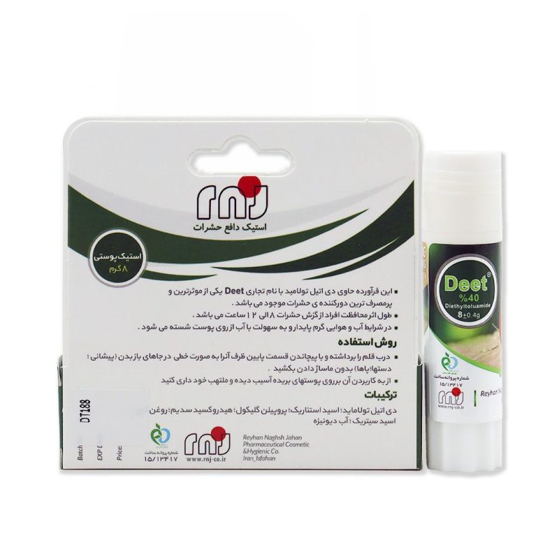 استیک دافع حشرات دیت 40% آر ان جی - تصویر 3