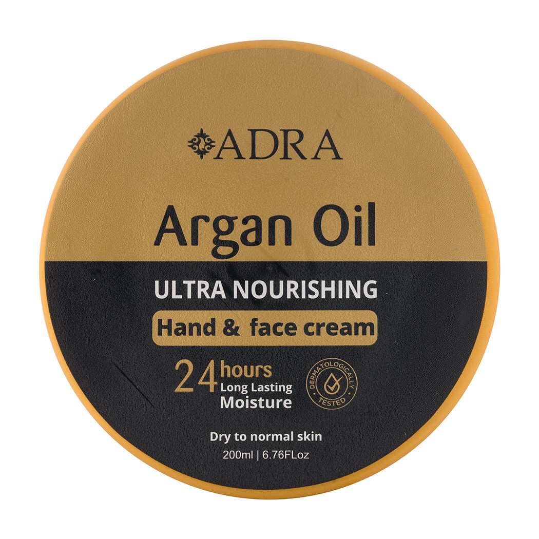 adra-argan-oil-moisturizing-cream-200ml-khanoumi-(4)-20231126154227728 کرم مرطوب کننده دست و صورت آدرا + روغن آرگان - Image 1