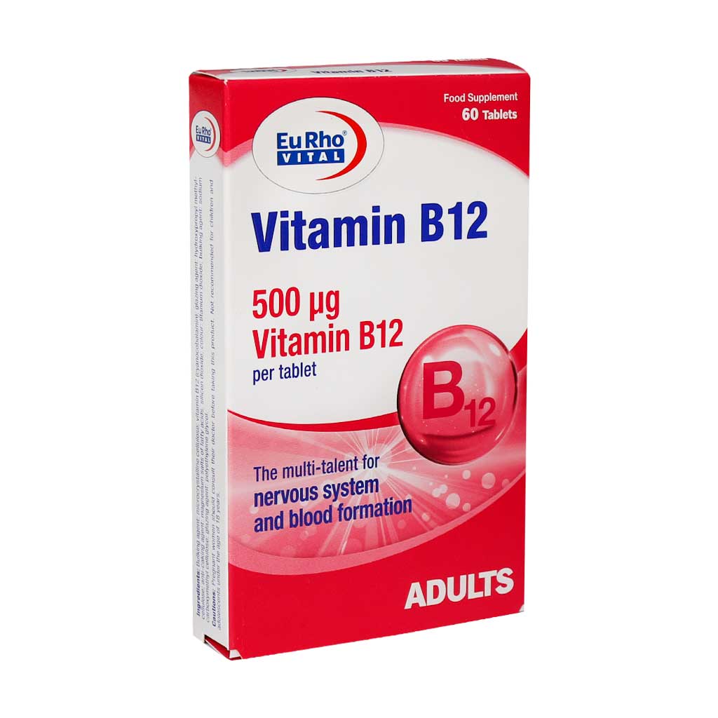 Eurho-Vital-Magnesium-Plus-Eisen-And-B6 قرص ویتامین B12 یوروویتال 60 عددی - Image 1