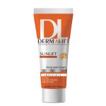 کرم ضد آفتاب بی رنگ فاقد چربی درمالیفت spf50