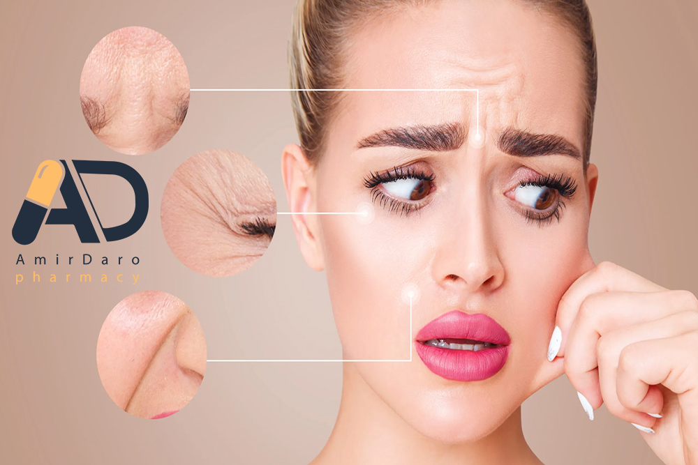 کاهش چین و چروک پوست صورت با استفاده از قرص کلاژن گلد